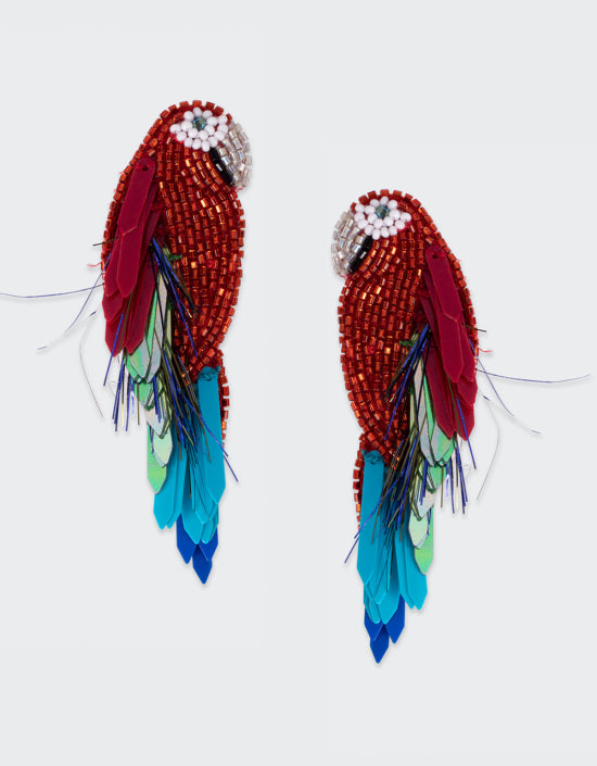 Boucles d'oreilles Ara - Olivia Dar