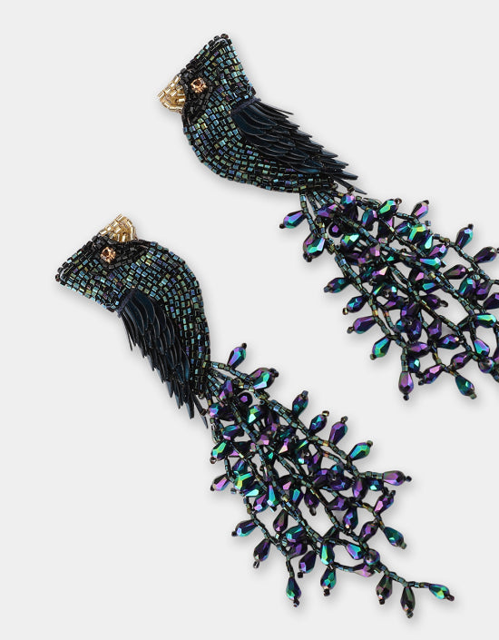 Boucles d'oreilles Cardinal - Olivia Dar