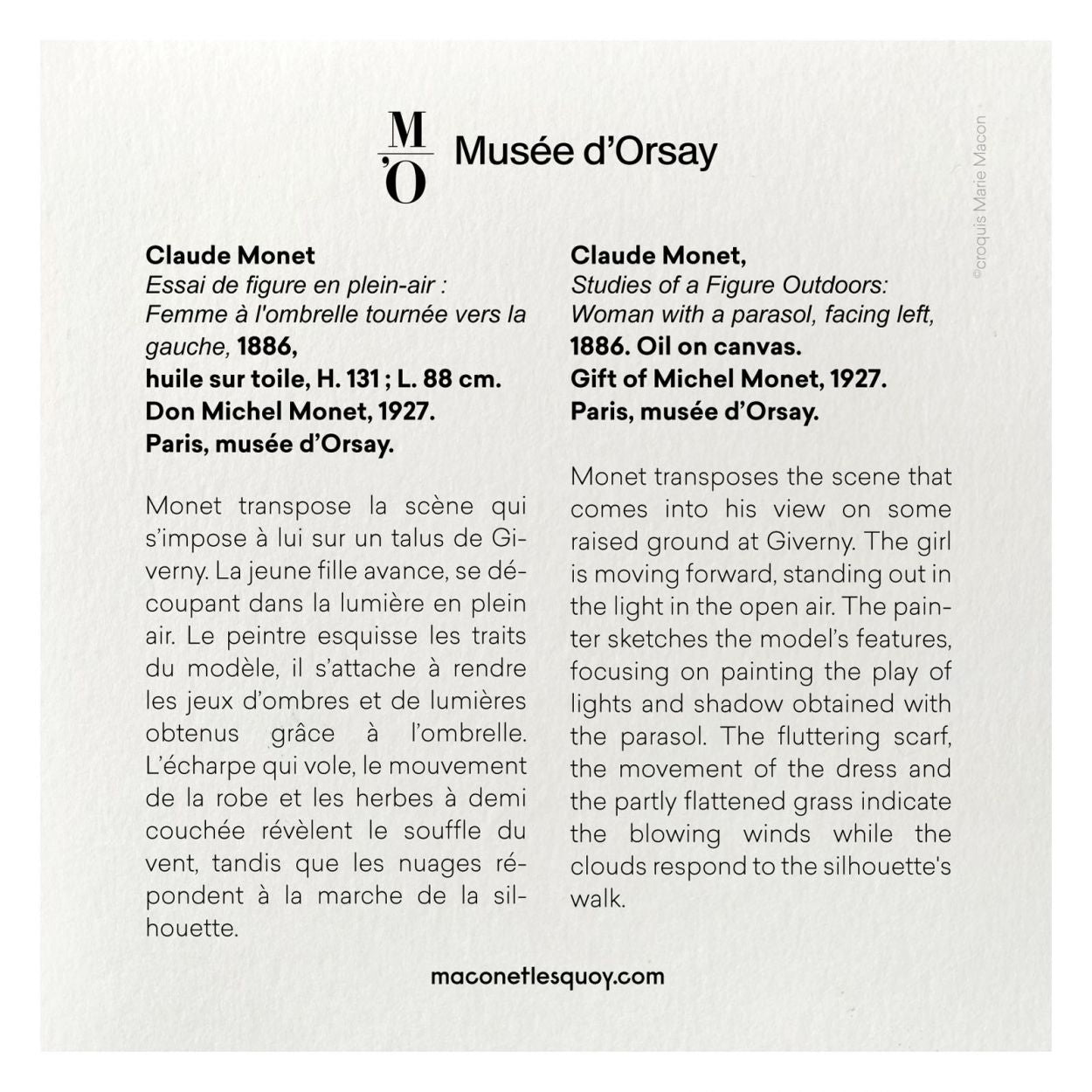 Broche Femme à l'Ombrelle - Macon & Lesquoy