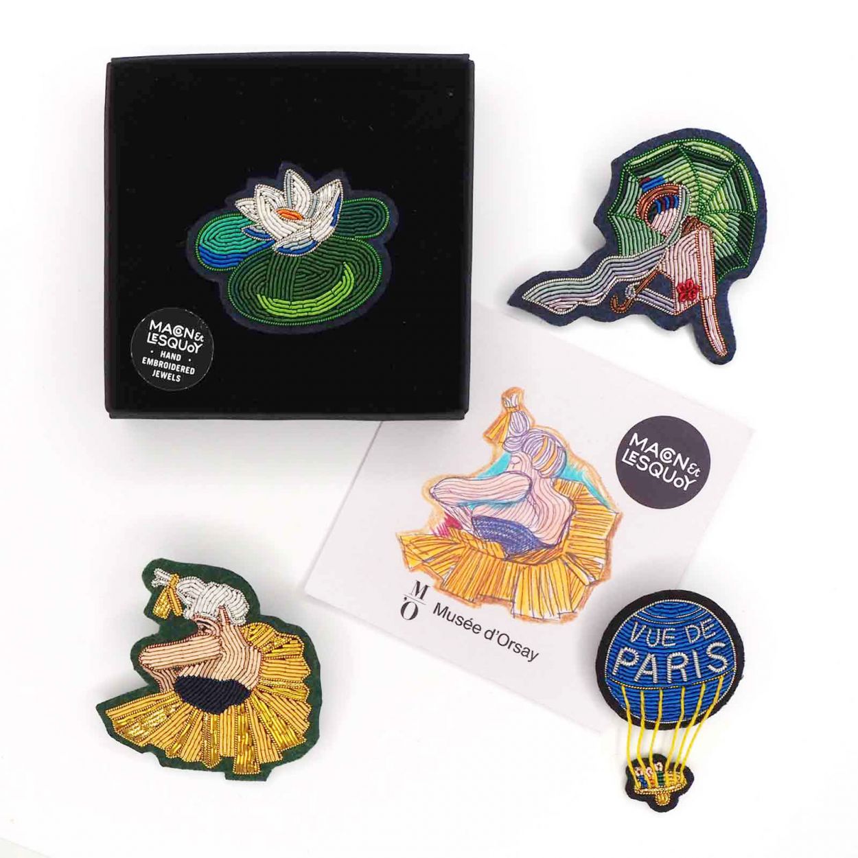 Broche Femme à l'Ombrelle - Macon & Lesquoy