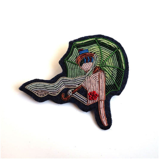 Broche Femme à l'Ombrelle - Macon & Lesquoy