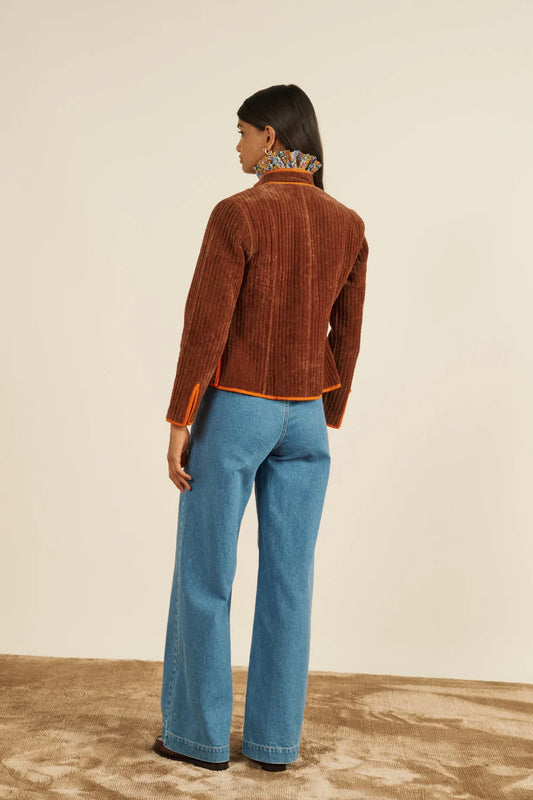 Veste Fittonia Marron - Maria de la Orden