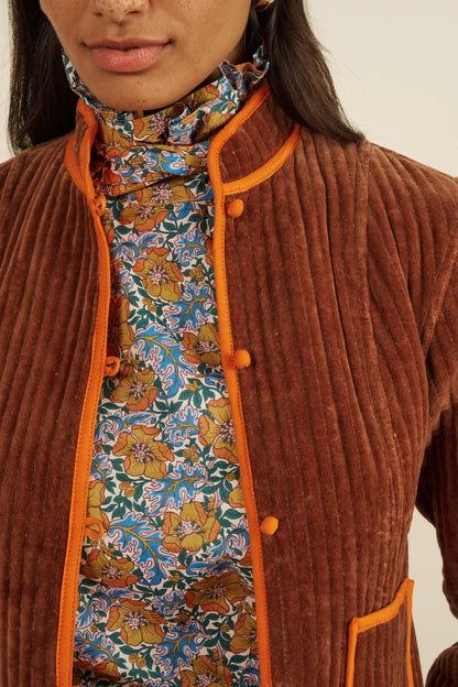 Veste Fittonia Marron - Maria de la Orden