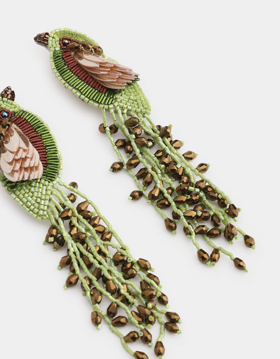Boucles d'oreilles Kingfisher - Olivia Dar