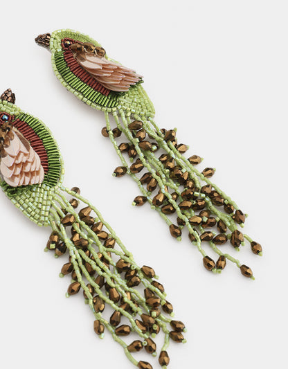 Boucles d'oreilles Kingfisher - Olivia Dar