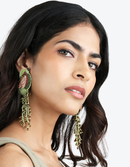Boucles d'oreilles Kingfisher - Olivia Dar