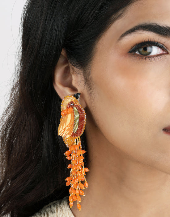 Boucles d'oreilles Kingfisher - Olivia Dar