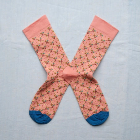 Toile de Jouy Livre Fleurs et Oiseaux - Bonne Maison