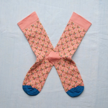 Toile de Jouy Livre Fleurs et Oiseaux - Bonne Maison