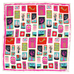 Foulard Postcard - Les Belles Vagabondes