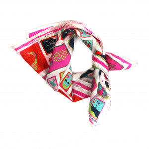 Foulard Postcard - Les Belles Vagabondes