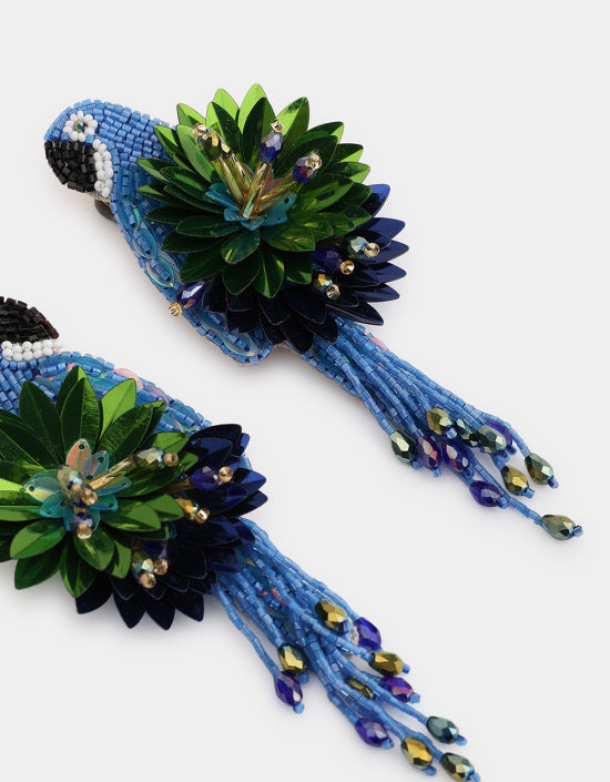 Boucles d'oreilles Parrot - Olivia Dar
