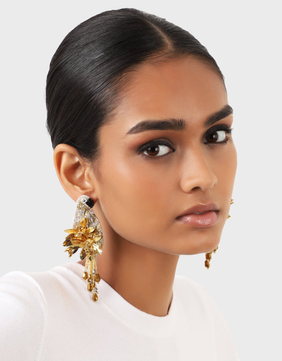 Boucles d'oreilles Parrot - Olivia Dar