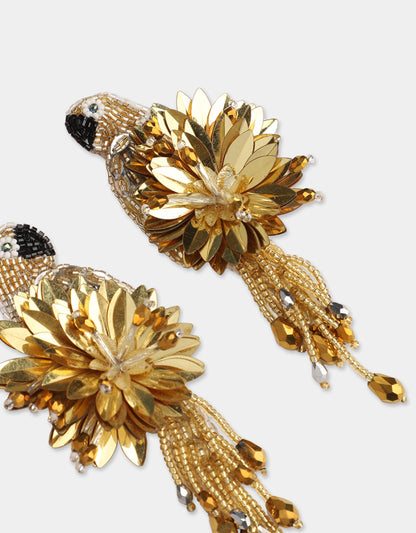 Boucles d'oreilles Parrot - Olivia Dar