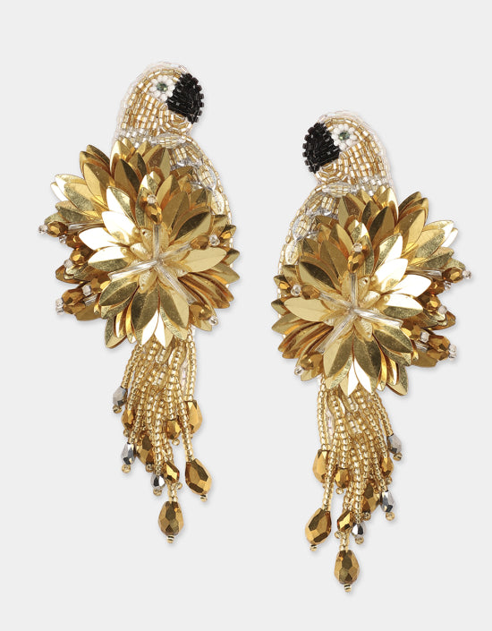 Boucles d'oreilles Parrot - Olivia Dar