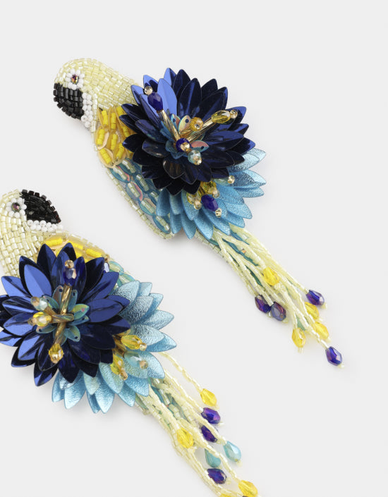 Boucles d'oreilles Parrot - Olivia Dar