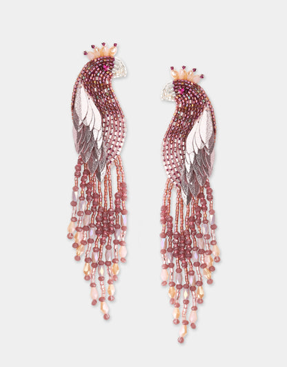Boucles d'oreille Peacock - Olivia Dar