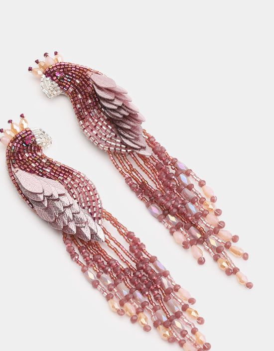 Boucles d'oreille Peacock - Olivia Dar