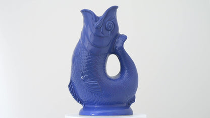 Carafe Glouglou Bleu Marine - Wade Ceramics