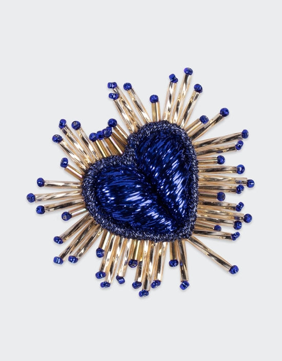 Broche Sparkle Heart - Olivia Dar