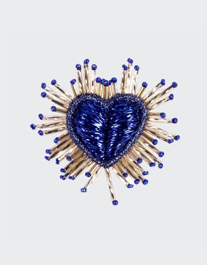 Broche Sparkle Heart - Olivia Dar