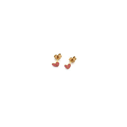 Boucles d'oreille mini coeur - Les Cop's