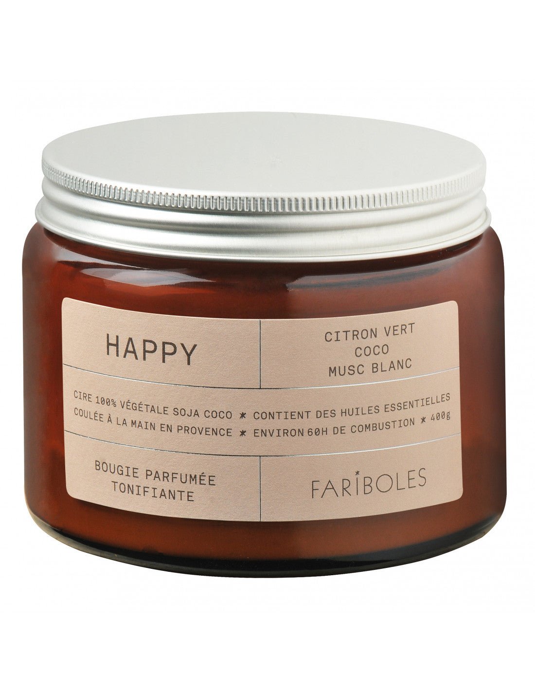 Bougie Parfumée HAPPY - Fariboles - Les Cop's